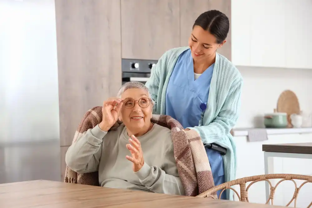 routine visits from a hospice team
